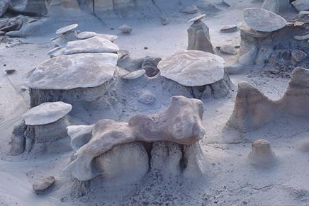 Photography from the Bisti Badlands