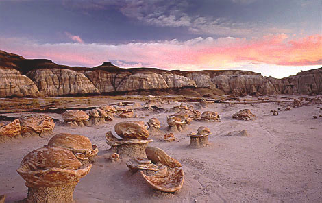 cracked eggs in bisti badlands