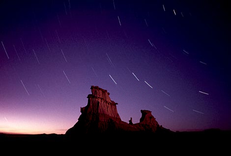 the Mittens in the Bisti Badlands